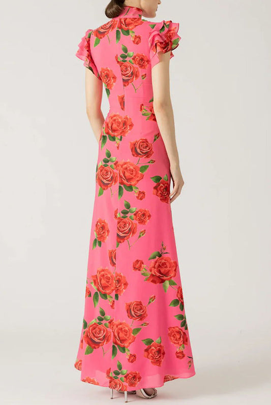 Portofino Rose Maxi Dress