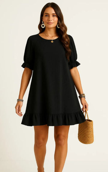 Mila Ruffle Mini Dress